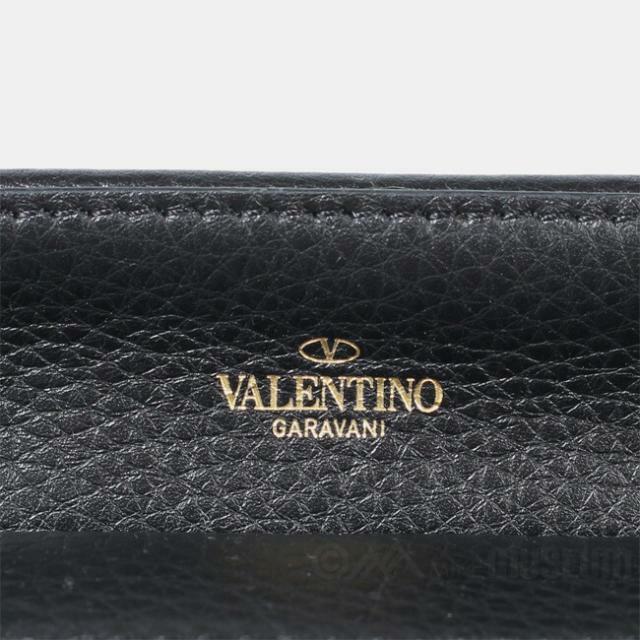 【新品未使用】 VALENTINO ヴァレンティノ バッグ ハンドバッグ ショルダーバッグ ブラック ワンスタッズ グレインカーフスキン ミディ 1W2B0K58ILK