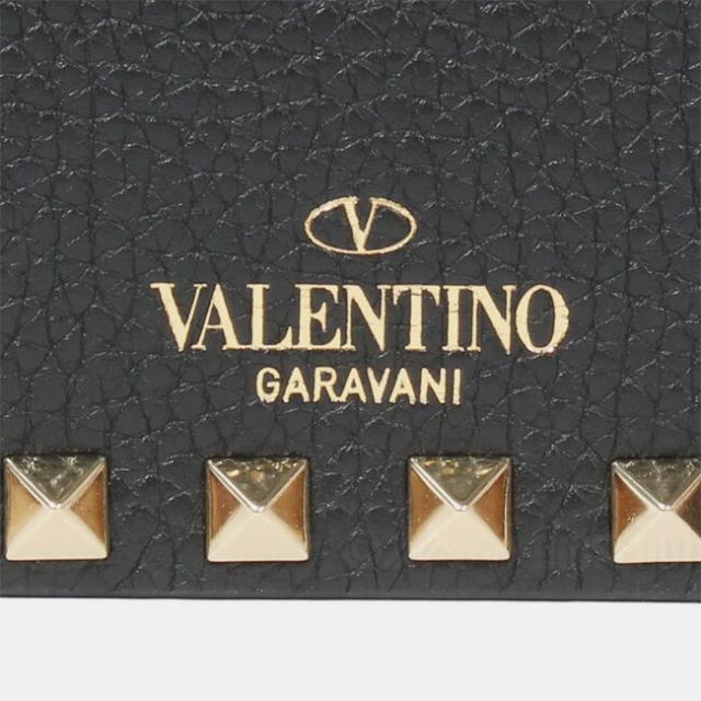 【新品未使用】 VALENTINO ヴァレンティノ バッグ クラッチバッグ ショルダーバッグ ブラック POUCH | ROCKSTUD | VITELLO STAMPA ALCE 1W2P0S61VSH