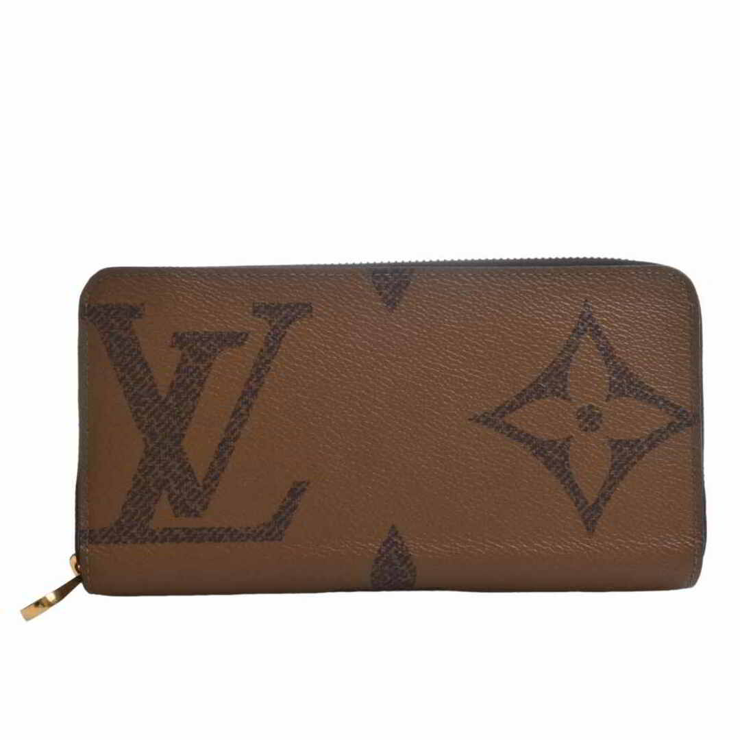 ルイヴィトン LOUIS VUITTON 長財布
 モノグラムジャイアントリバース ジッピーウォレット ラウンドファスナー M69353 ブラウン