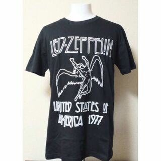 【XXXLサイズ】レッド・ツェッペリン　Tシャツ　Led Zeppelin　白黒(Tシャツ/カットソー(半袖/袖なし))