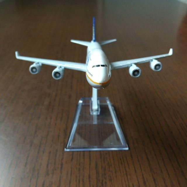 ユナイテッド航空 B747 飛行機模型 16cm