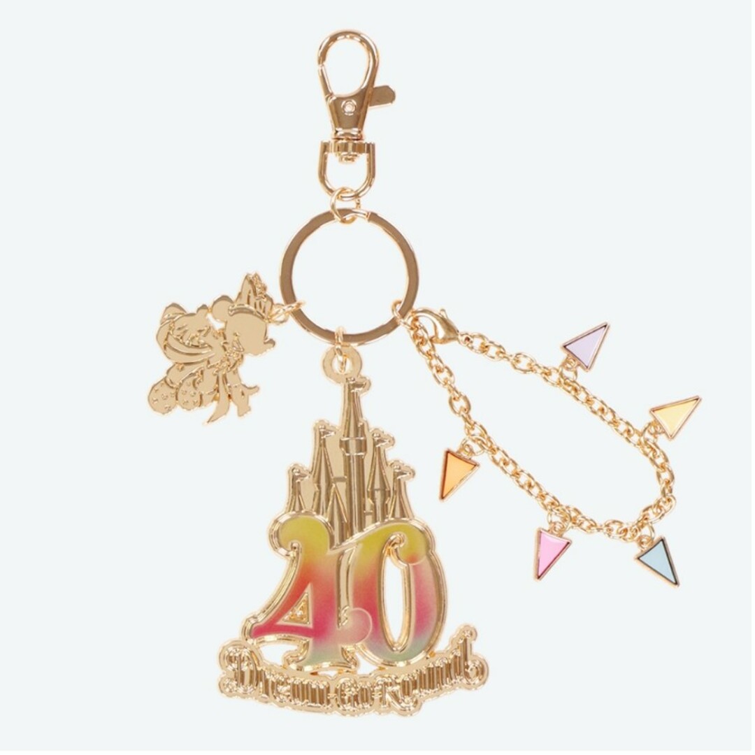 販売終了品 新品 ディズニーランド 40周年限定品 バッグチャーム