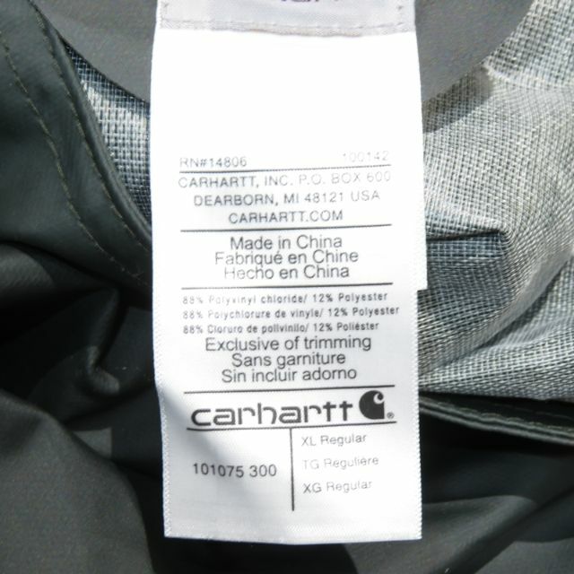 carhartt(カーハート)のCARHARTT BIB OVERALL PVC メンズのパンツ(サロペット/オーバーオール)の商品写真
