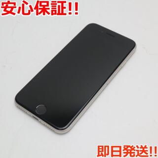 アイフォーン(iPhone)の超美品 SIMフリー iPhone SE3 第3世代 128GB スターライト(スマートフォン本体)