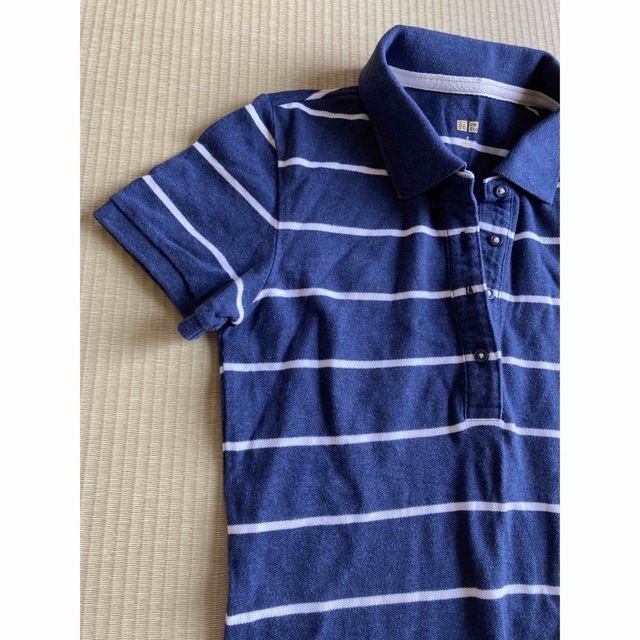 UNIQLO(ユニクロ)の〈ユニクロ〉半袖ポロシャツ　ストライプ　S レディースのトップス(ポロシャツ)の商品写真