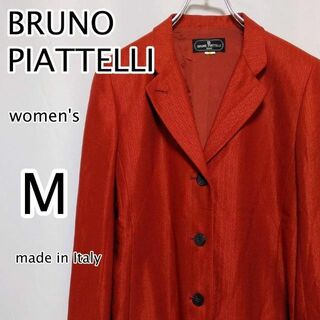 BRUNO　PIATTELLI　レディース　ジャケット　シングル　3　オレンジ(テーラードジャケット)