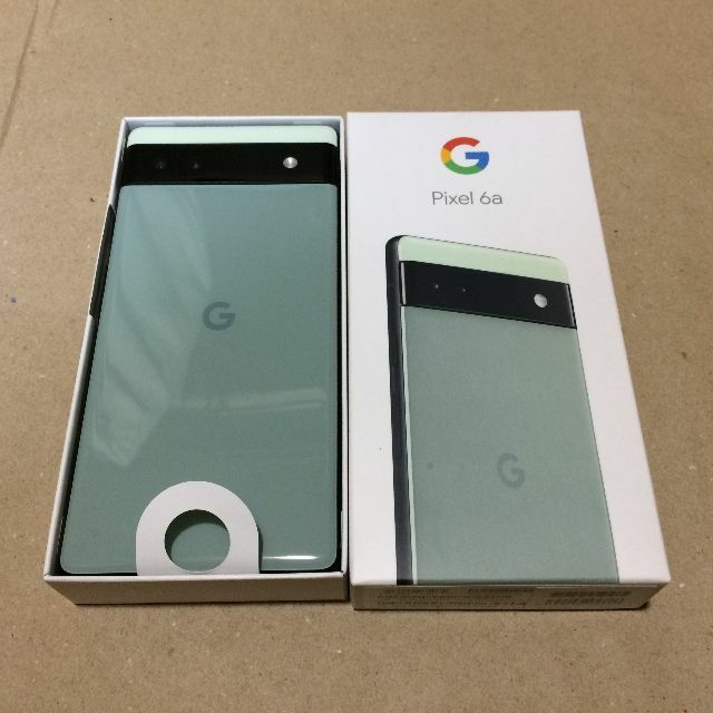 Google Pixel(グーグルピクセル)の【未使用】Google Pixel 6a SoftBank [Sage]  スマホ/家電/カメラのスマートフォン/携帯電話(スマートフォン本体)の商品写真