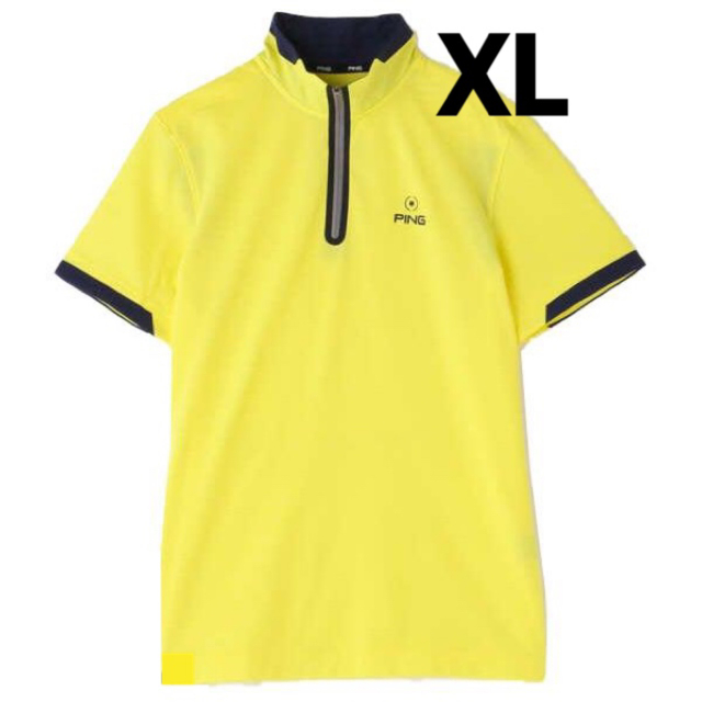 ping ピン　ゴルフウェア　ハーフジップ　モックネックシャツ　men's LL | フリマアプリ ラクマ