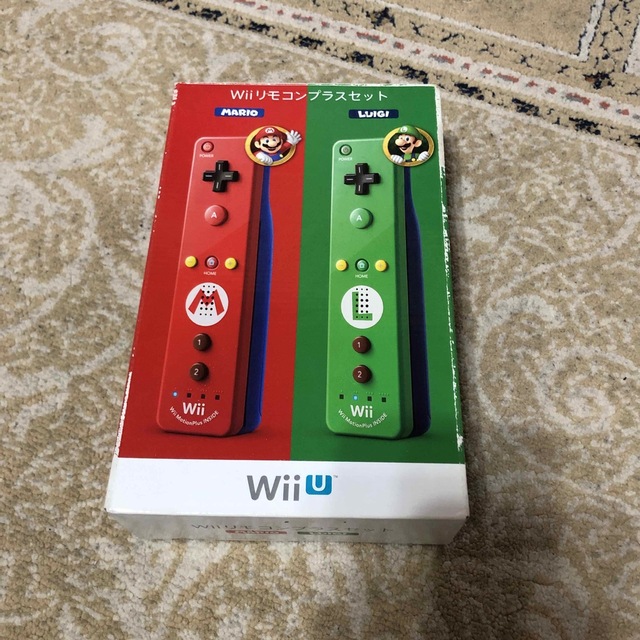 Wii U(ウィーユー)の【中古】Wiiリモコンプラスセット(マリオ＆ルイージ) エンタメ/ホビーのゲームソフト/ゲーム機本体(その他)の商品写真