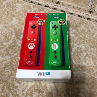 ウィーユー(Wii U)の【中古】Wiiリモコンプラスセット(マリオ＆ルイージ)(その他)