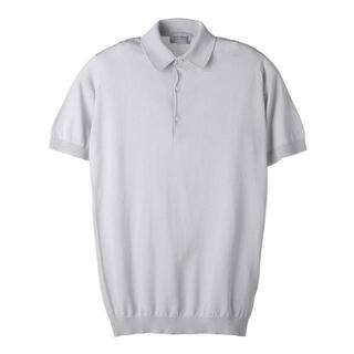 ジョンスメドレー(JOHN SMEDLEY)のJOHN SMEDLEY ジョンスメドレー ニットポロシャツ/ADRIAN シーアイランドコットン 30ゲージ STANDARD FIT メンズ CLOUD(ポロシャツ)
