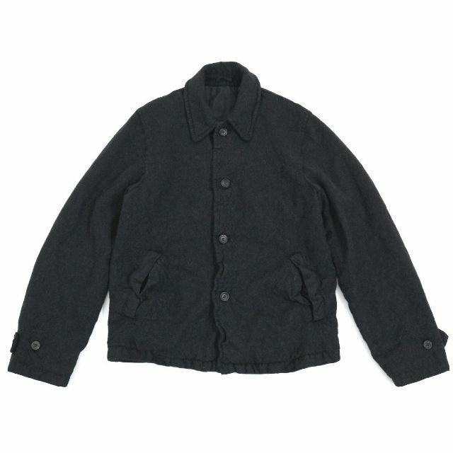 コムデギャルソン オム 04AW ウール縮絨ジャケット / ブルゾン - ブルゾン