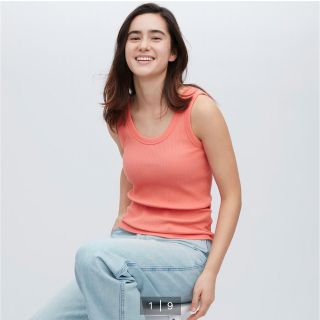 ユニクロ(UNIQLO)のタンクトップ　リブ　ユニクロ(タンクトップ)