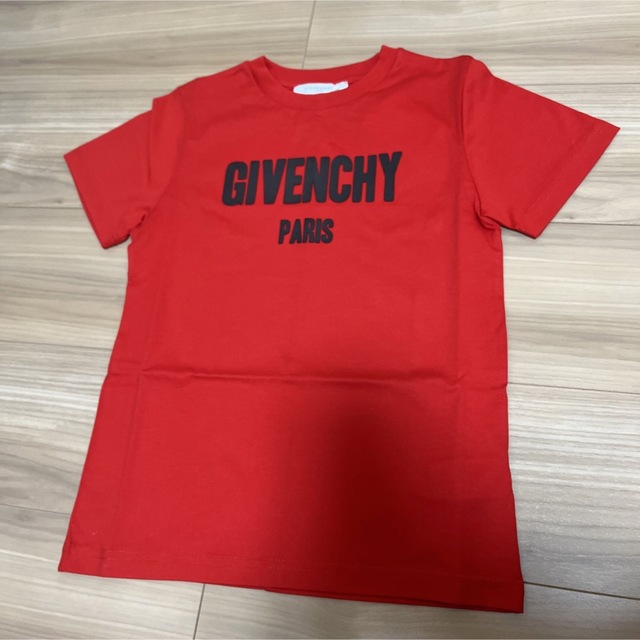 GIVENCHY キッズTシャツ レッド 半袖 140