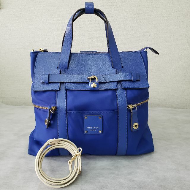 ヘンリベンデル HENRI BENDEL 3wayリュック ナイロン+レザー 7200円