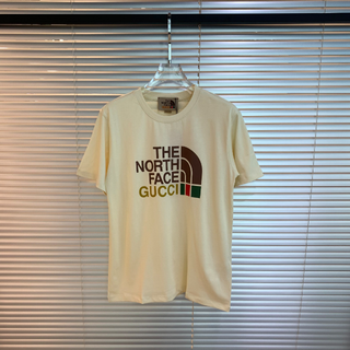 贈る結婚祝い 希少 FACE THE GUCCI×ノースフェイス コラボTシャツ