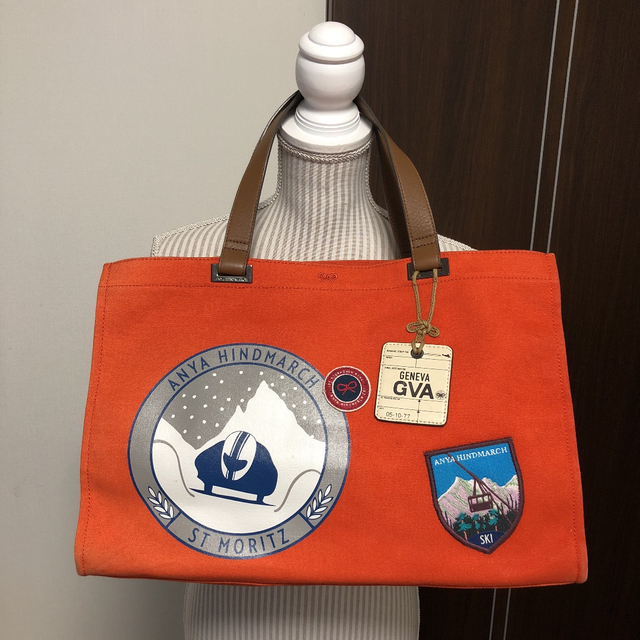 ANYA HINDMARCH - アニヤハインドマーチキャンバストートバッグ☆の