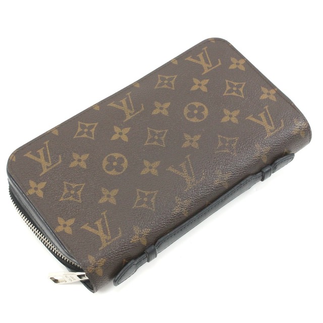 $$ LOUIS VUITTON ルイヴィトン モノグラム・マカサー ジッピーXL ラウンドファスナー長財布 M61506