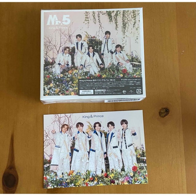 Johnny's(ジャニーズ)のKing & Prince Mr.5 初回限定盤A 特典フォトカード付 エンタメ/ホビーのCD(ポップス/ロック(邦楽))の商品写真