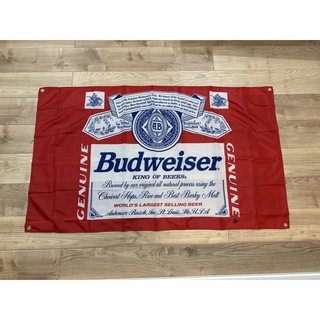 フラッグバナー バドワイザー Budweiser旗ヴィンテージ アメリカ ビール(その他)