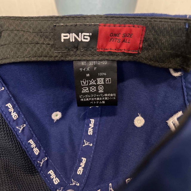 PING(ピン)のゴルフキャップ  PING スポーツ/アウトドアのゴルフ(ウエア)の商品写真