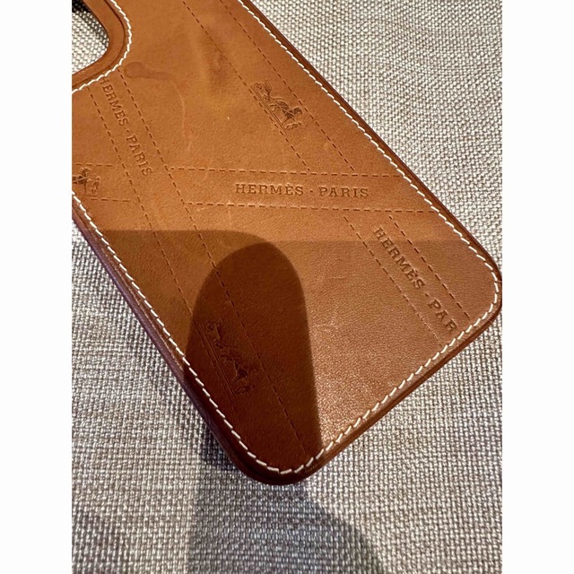 Hermes(エルメス)の美品　HERMES エルメス iPhone12/12 PRO  レザー ケース スマホ/家電/カメラのスマホアクセサリー(iPhoneケース)の商品写真