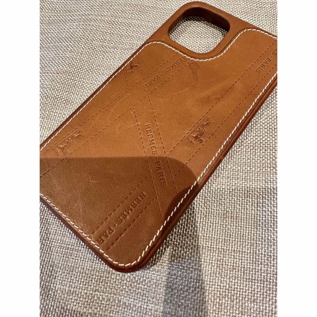 Hermes(エルメス)の美品　HERMES エルメス iPhone12/12 PRO  レザー ケース スマホ/家電/カメラのスマホアクセサリー(iPhoneケース)の商品写真