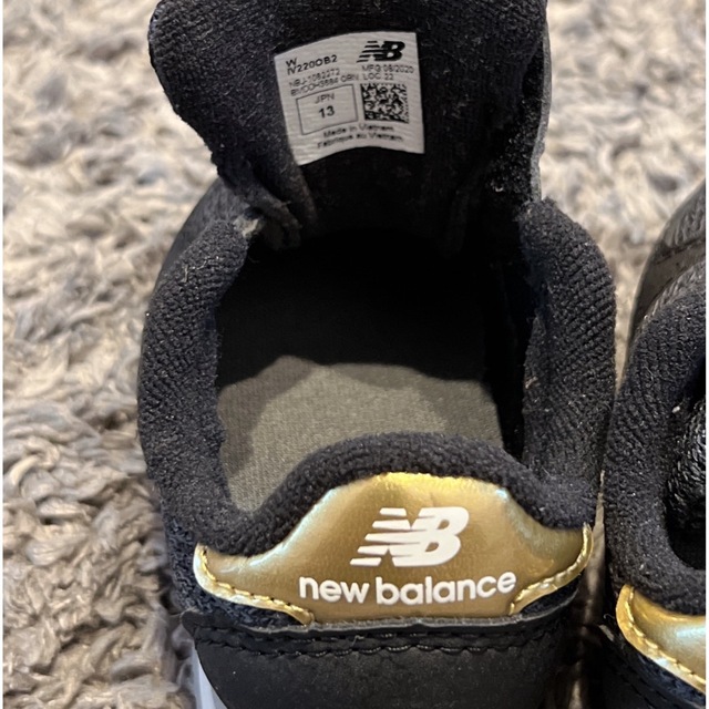 New Balance(ニューバランス)の新品未使用・試着のみ　NBベビースニーカー　13cm キッズ/ベビー/マタニティのベビー靴/シューズ(~14cm)(スニーカー)の商品写真