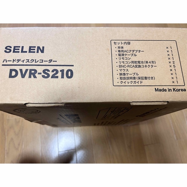 SELENハードディスクレコーダーDVR-S210