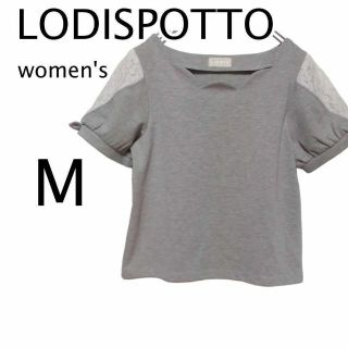 ロディスポット(LODISPOTTO)のLODISPOTTO ロディスポット♬　レディース　半袖　シャツ　レースM(Tシャツ(半袖/袖なし))