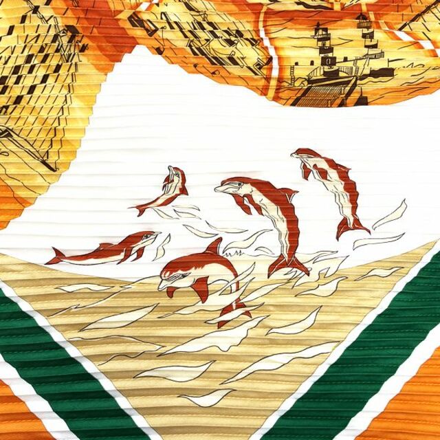 Hermes - HERMES プリーツカレ カレプリセ COMPAGNONS DE MER 海の仲間