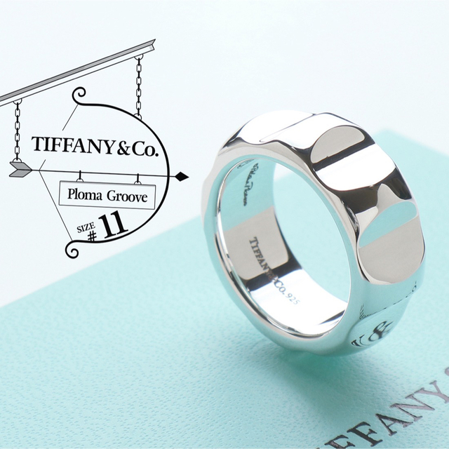 被り心地最高 美品 新品仕上げ TIFFANY 指輪 Tiffanyティファニー