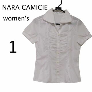 ナラカミーチェ(NARACAMICIE)のNARA CAMICIE　ナラカミーチェ　レディース　シャツ　オフィス(シャツ/ブラウス(半袖/袖なし))