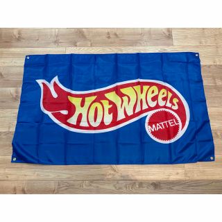 フラッグバナー ホットウィール HOT WHEELS ヴィンテージ ガレージ (その他)