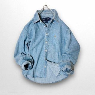 ラルフローレン(Ralph Lauren)のRalph Lauren　カラーポニー　ロゴ刺繍入り　デニムシャツ　長袖シャツ(シャツ/ブラウス(長袖/七分))