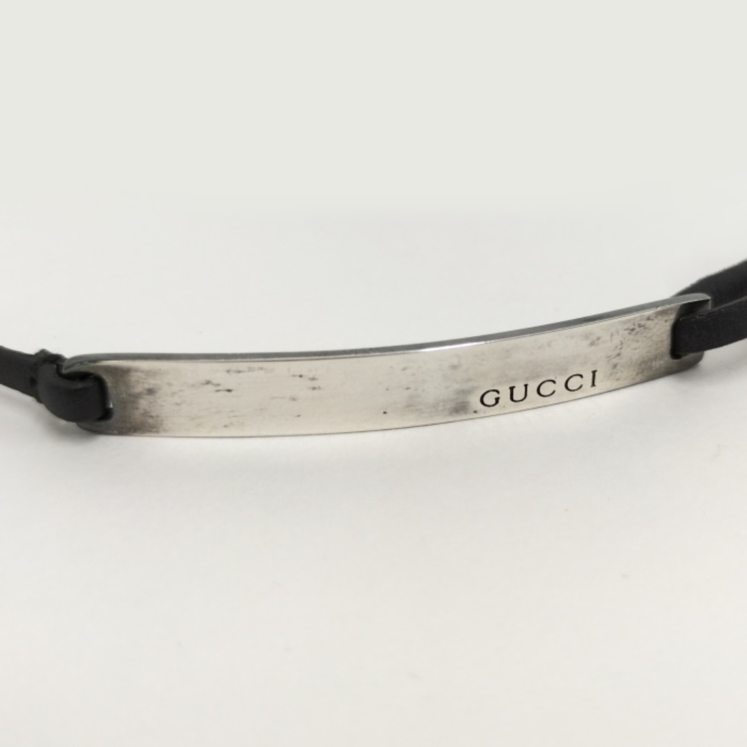 Gucci - GUCCI チョーカー シルバー925 SV925 シルバー ブラックの通販