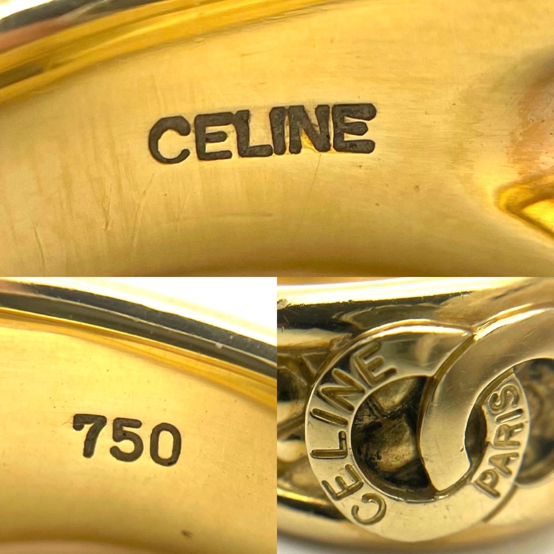 CELINE セリーヌ 指輪 ロゴ ジュエリー アクセサリー 750 18金 K18