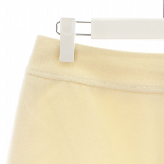 FOXEY(フォクシー)のFOXEY フレアスカート ギャザースカート ひざ丈 ウール 42 XL 白 レディースのスカート(ひざ丈スカート)の商品写真