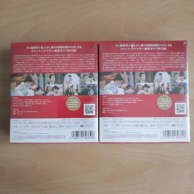 新品★太陽と月の秘密~離人心上 シンプル DVD-BOX1,2セット 中国ドラマ