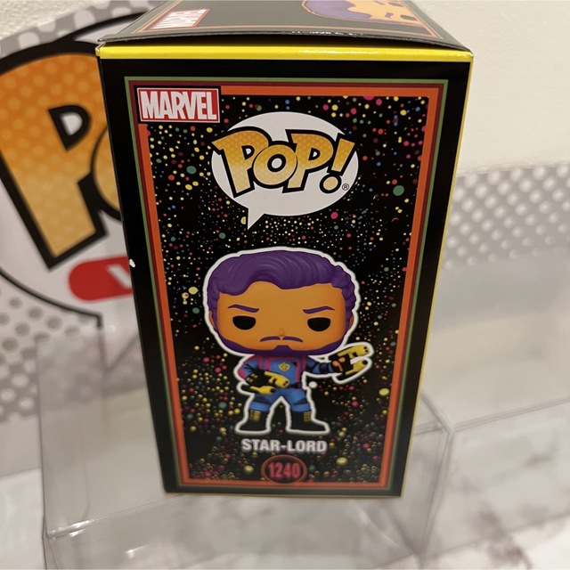 MARVEL(マーベル)のFUNKO POP! ガーディアンズ　GotG 3 スターロード　ブラックライト エンタメ/ホビーのフィギュア(アメコミ)の商品写真