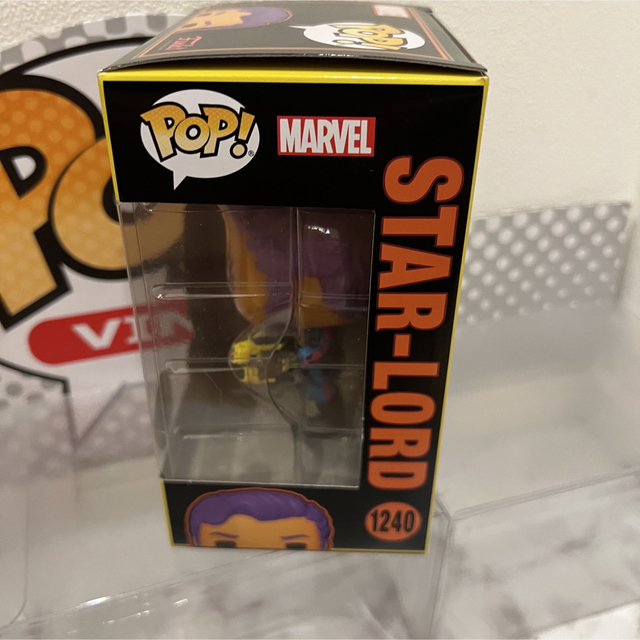 MARVEL(マーベル)のFUNKO POP! ガーディアンズ　GotG 3 スターロード　ブラックライト エンタメ/ホビーのフィギュア(アメコミ)の商品写真