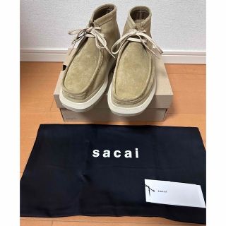 サカイ(sacai)のsacai × Clarks Hybrid Wallabee 41 ベージュ(ブーツ)