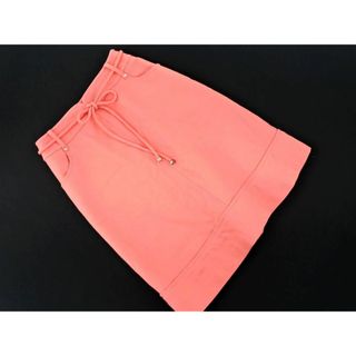 クレージュ(Courreges)の美品 Courreges クレージュ ウール混 リボンベルト Aライン 台形 スカート size28/ピンク ◇■ レディース(ひざ丈スカート)