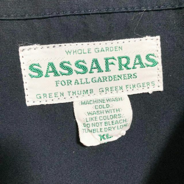 XLサイズ！SASSAFRAS ノーカラーガーデナージャケット