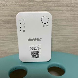 バッファロー(Buffalo)のBUFFALO WiFi 中継機 Wi-Fi5 WEX-733DHP2/N(PC周辺機器)