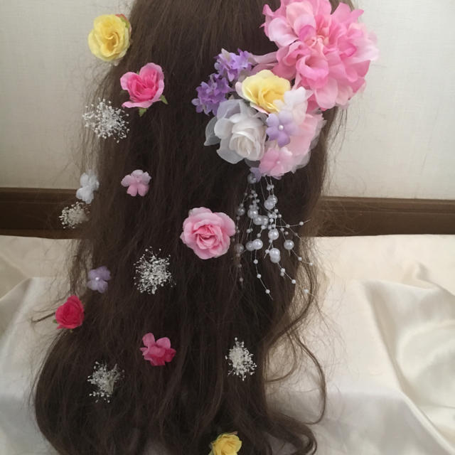 確認用です☆ラプンツェル髪飾り、花髪飾り、花ピンセット