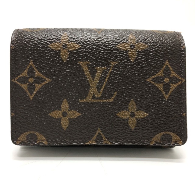 ルイヴィトン LOUIS VUITTON アンヴェロップ・カルトドゥヴィジット M62920 モノグラム カードケース モノグラムキャンバス ブラウン