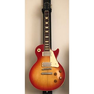 ギブソン(Gibson)の希少 上位機種 無垢 Orville by Gibson LPS-57C 富士弦(エレキギター)