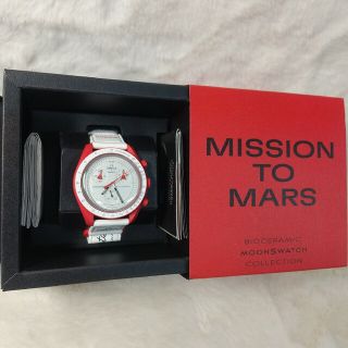 OMEGA   極美品OMEGA × Swatch MISSION TO MARSの通販 by くま