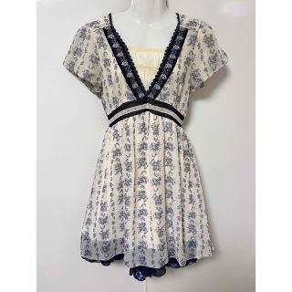 axes femme アクシーズファム 上品 ワンピース(ミニワンピース)